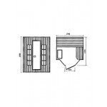 Σάουνα Παραδοσιακή 3-4 ατόμων NYS-1712 Sauna 3-4 persons