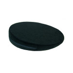 Μαξιλάρι σφήνα Black Round καθίσματος με κλίση
