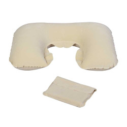 ΜΑΞΙΛΑΡΙ ΑΥΧΕΝΑ ΑΕΡΟΣ ΦΟΥΣΚΩΤΟ NECK TRAVEL BEIGE