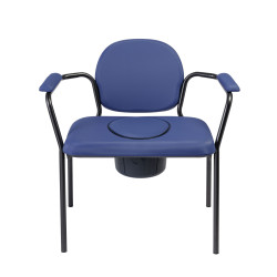 Bariatric Herdegen Best Up XL Ocean WC Καρέκλα Κάθισμα ανυψωτικό τουαλέτας με μαλακό κάθισμα και ψηλή πλάτη 
