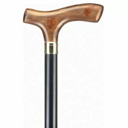 Μπαστούνι Ξύλινο T μαύρο